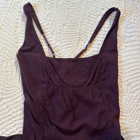 NWOT Free People Love to Love You Bodysuit XS Eggplant - Picture 3 of 10